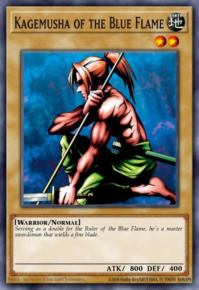 Kagemusha of the Blue Flame Common LOB-028 Legend of Blue Eyes White Dragon Yugioh card
