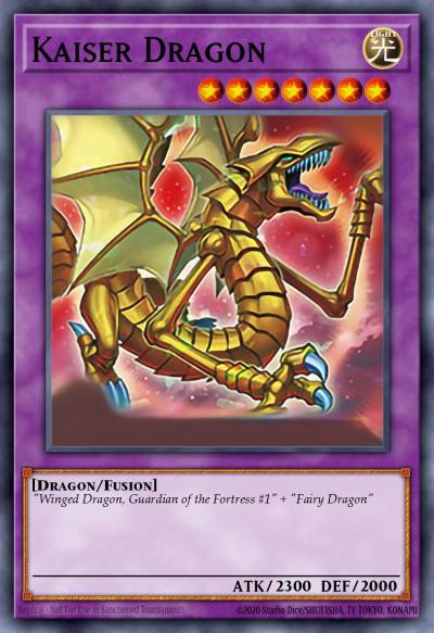 Kaiser Dragon Common MDP2-EN011 McDonalds Promotional Cards 2 Yugioh card