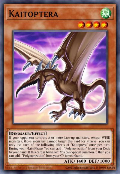 Kaitoptera Super Rare MZMI-EN012 Maze of Millennia Yugioh card