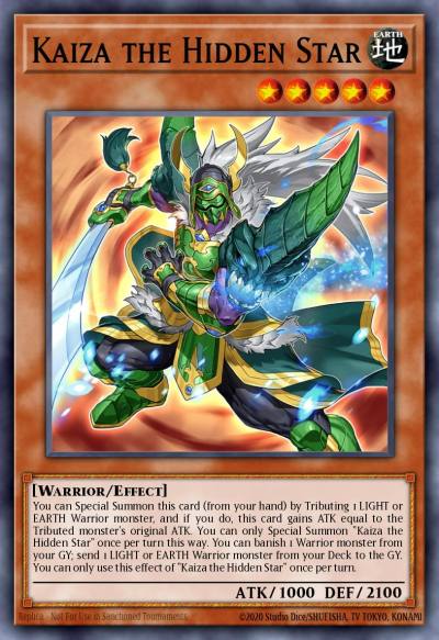 Kaiza the Hidden Star Common BACH-EN022 Battle of Chaos Yugioh card