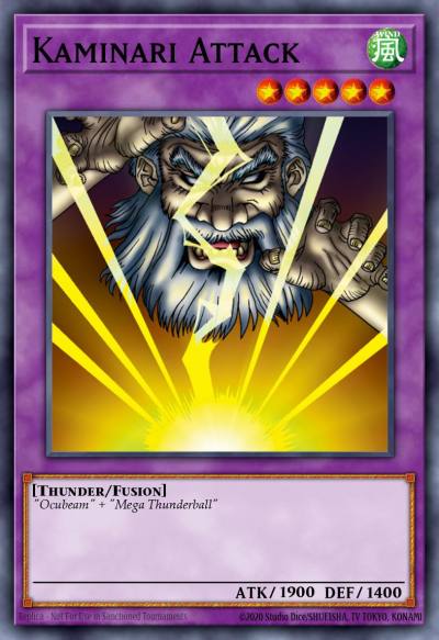 Kaminari Attack Common MRD-041 Metal Raiders Yugioh card