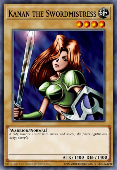 Kanan the Swordmistress Ultra Rare LCYW-EN228 Legendary Collection 3 Yugis World Mega Pack Yugioh card