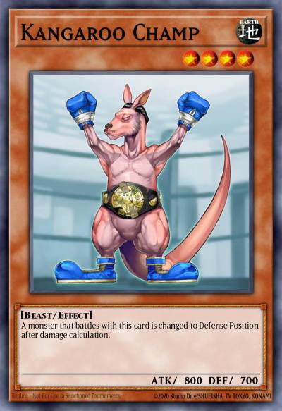 Kangaroo Champ Common DR3-EN136 Dark Revelation Volume 3 Yugioh card