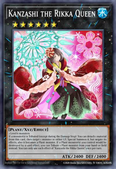 Kanzashi the Rikka Queen Super Rare SESL-EN021 Secret Slayers Yugioh card
