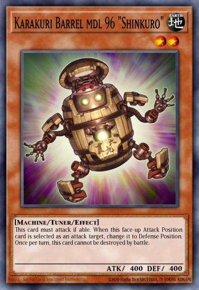 Karakuri Barrel mdl 96 Shinkuro Rare STBL-EN088 Starstrike Blast Yugioh card