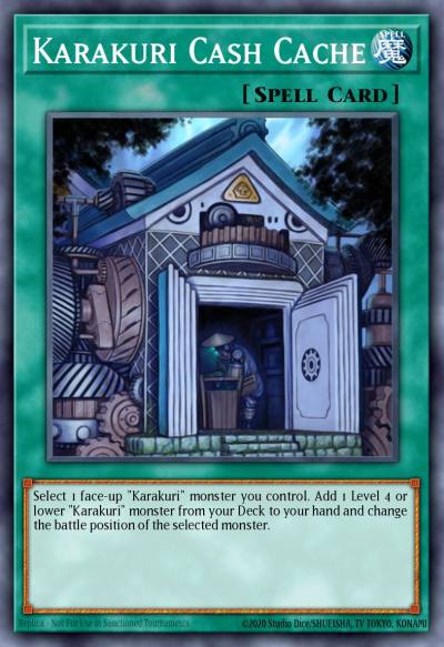 Karakuri Cash Cache Common STOR-EN052 Storm of Ragnarok Yugioh card