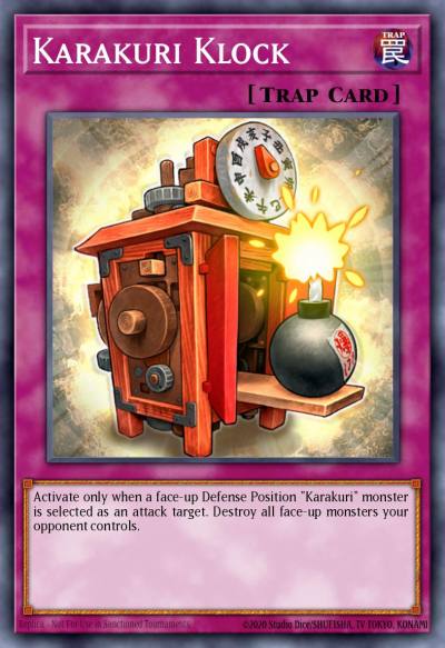 Karakuri Klock Super Rare STBL-EN072 Starstrike Blast Yugioh card