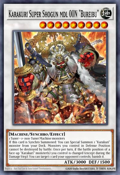 Karakuri Super Shogun mdl 00N Bureibu Super Rare IGAS-EN043 Ignition Assault Yugioh card