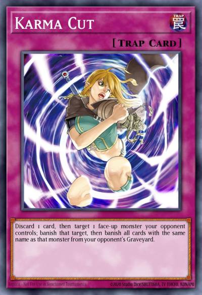 Karma Cut Super Rare DR04-EN173 Dark Revelation Volume 4 Yugioh card