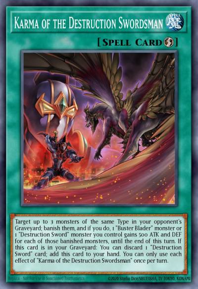 Karma of the Destruction Swordsman Common MP16-EN216 2016 Mega-Tin Mega Pack Yugioh card