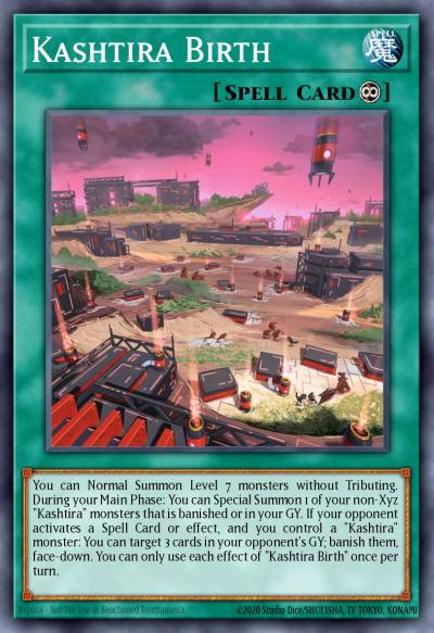 Kashtira Birth Prismatic Secret Rare MP23-EN200 25th Anniversary Tin Dueling Heroes Mega Pack Yugioh card