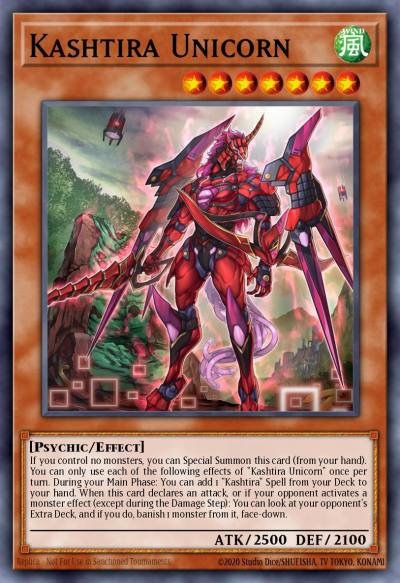 Kashtira Unicorn Prismatic Secret Rare MP23-EN164 25th Anniversary Tin Dueling Heroes Mega Pack Yugioh card