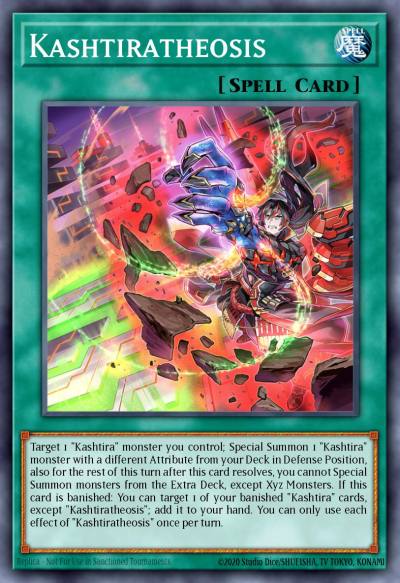 Kashtiratheosis Prismatic Secret Rare MP24-EN072 25th Anniversary Tin Dueling Mirrors Yugioh card