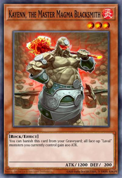Kayenn the Master Magma Blacksmith Duel Terminal Normal Parallel Rare DT05-EN027 Duel Terminal 5a Yugioh card