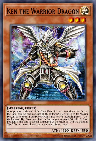 Ken the Warrior Dragon Ultra Rare MP24-EN246 25th Anniversary Tin Dueling Mirrors Yugioh card