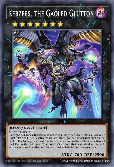 Kerzebs the Gaoled Glutton Common DOOD-EN048 Doom of Dimensions Yugioh card