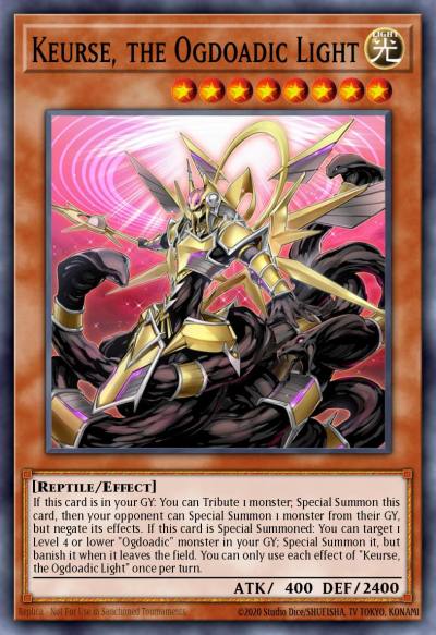 Keurse the Ogdoadic Light Super Rare ANGU-EN005 Ancient Guardians Yugioh card