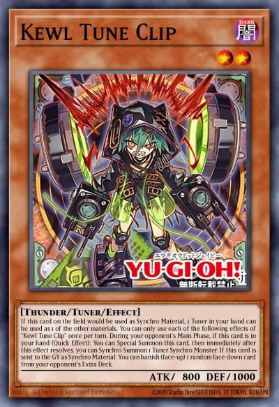 Kewl Tune Clip Collector's Rare PHRE-EN032 Phantom Revenge Yugioh card