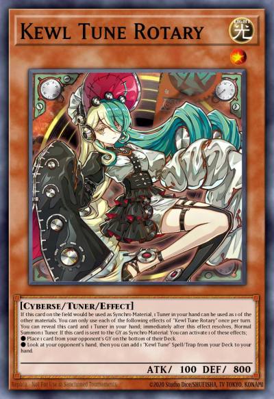 Kewl Tune Rotary Starlight Rare BLZD-EN021 Blazing Dominion Yugioh card