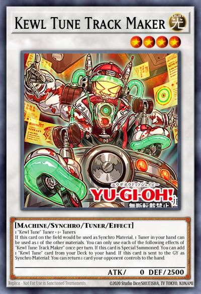 Kewl Tune Track Maker Collector's Rare PHRE-EN035 Phantom Revenge Yugioh card