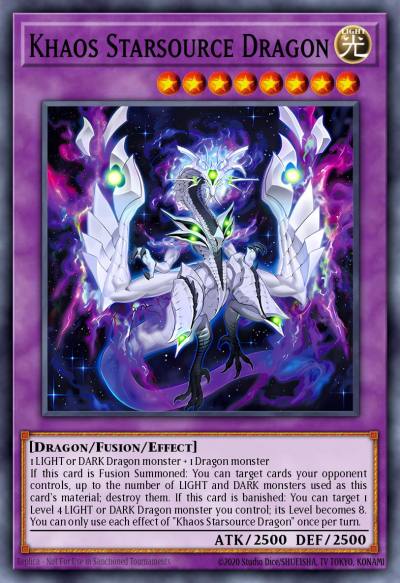 Khaos Starsource Dragon Common MP25-EN413 2025 Mega-Pack Tin Yugioh card