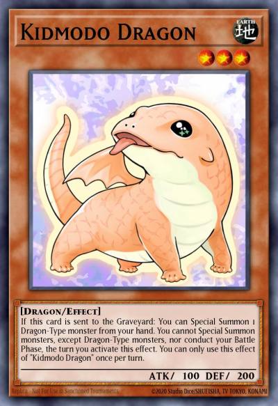 Kidmodo Dragon Common LDK2-ENK16 Legendary Decks II Yugioh card