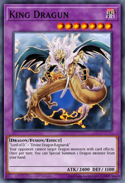 King Dragun Super Rare DR3-EN156 Dark Revelation Volume 3 Yugioh card