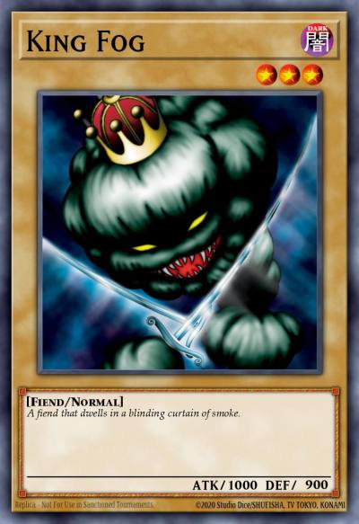 King Fog Common LOB-036 Legend of Blue Eyes White Dragon Yugioh card