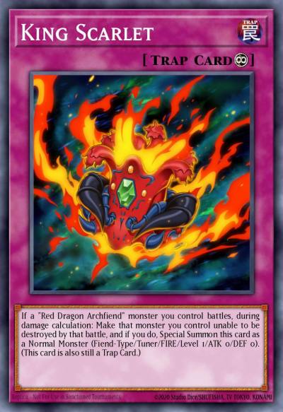 King Scarlet Common MP17-EN109 2017 Mega-Tin Mega Pack Yugioh card