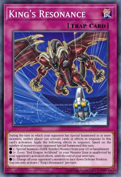King's Resonance Common BLZD-EN071 Blazing Dominion Yugioh card