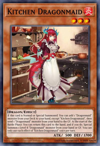 Kitchen Dragonmaid Ultra Rare BLMM-EN058 Battles of Legend Monster Mayhem Yugioh card