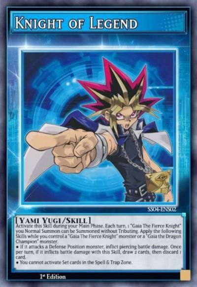 Knight of Legend Common SS04-ENS02 Speed Duel Starter Decks Match of the Millennium Yugioh card