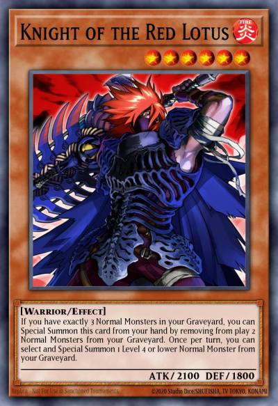 Knight of the Red Lotus Super Rare SOVR-EN032 Stardust Overdrive Yugioh card