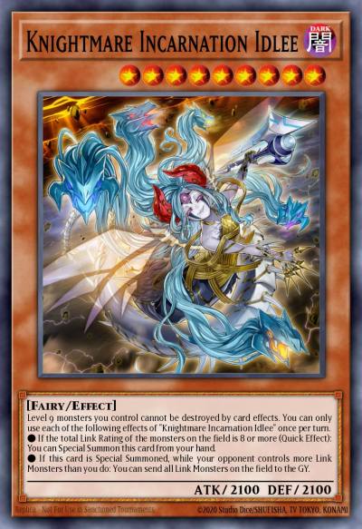 Knightmare Incarnation Idlee Super Rare MP20-EN057 2020 Tin of Lost Memories Mega Pack Yugioh card