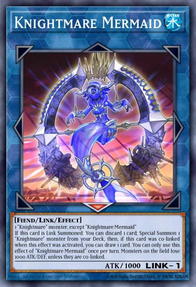 Knightmare Mermaid Prismatic Secret Rare MP19-EN025 2019 Gold Sarcophagus Tin Mega Pack Yugioh card