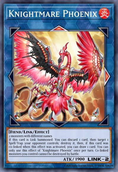 Knightmare Phoenix Ultra Rare MP19-EN027 2019 Gold Sarcophagus Tin Mega Pack Yugioh card