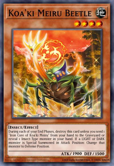Koaki Meiru Beetle Rare BP03-EN066 Battle Pack 3 Monster League Yugioh card