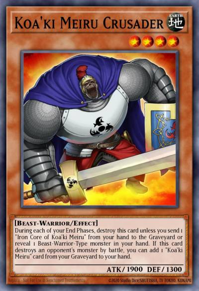 Koaki Meiru Crusader Super Rare ANPR-EN019 Ancient Prophecy Yugioh card