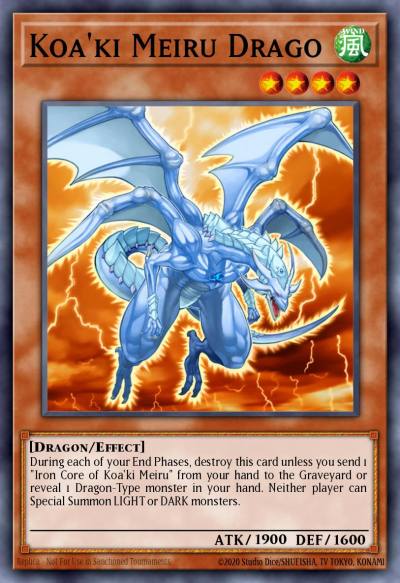 Koaki Meiru Drago Rare BP03-EN057 Battle Pack 3 Monster League Yugioh card
