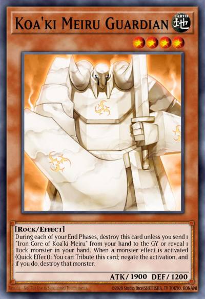 Koaki Meiru Guardian Rare BP03-EN056 Battle Pack 3 Monster League Yugioh card