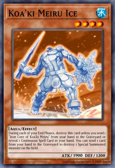 Koaki Meiru Ice Rare RGBT-EN025 Raging Battle Yugioh card
