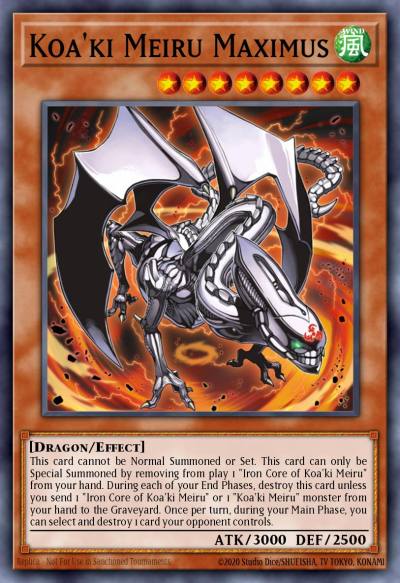 Koaki Meiru Maximus Ultimate Rare SOVR-EN081 Stardust Overdrive Yugioh card