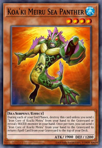 Koaki Meiru Sea Panther Common SOVR-EN027 Stardust Overdrive Yugioh card