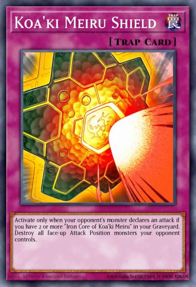 Koaki Meiru Shield Rare TSHD-EN077 The Shining Darkness Yugioh card
