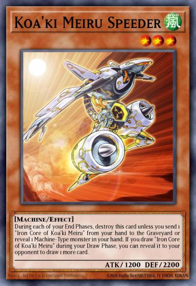 Koaki Meiru Speeder Rare ANPR-EN020 Ancient Prophecy Yugioh card