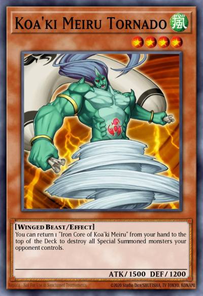 Koaki Meiru Tornado Rare ANPR-EN021 Ancient Prophecy Yugioh card
