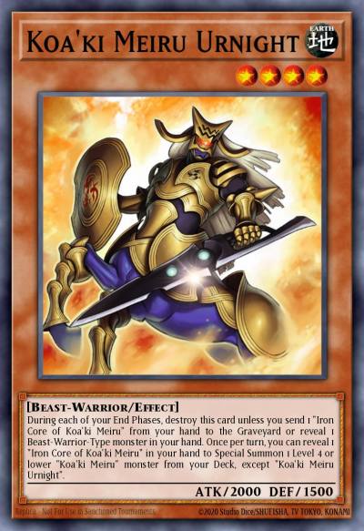 Koaki Meiru Urnight Ultimate Rare ABPF-EN025 Absolute Powerforce Yugioh card