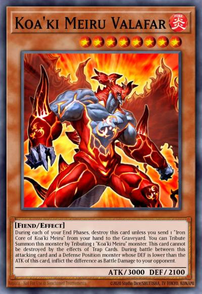 Koaki Meiru Valafar Super Rare RGBT-EN021 Raging Battle Yugioh card
