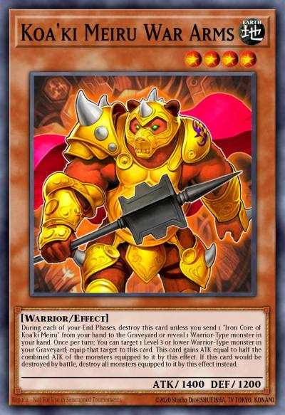 Koaki Meiru War Arms Common BP03-EN061 Battle Pack 3 Monster League Yugioh card