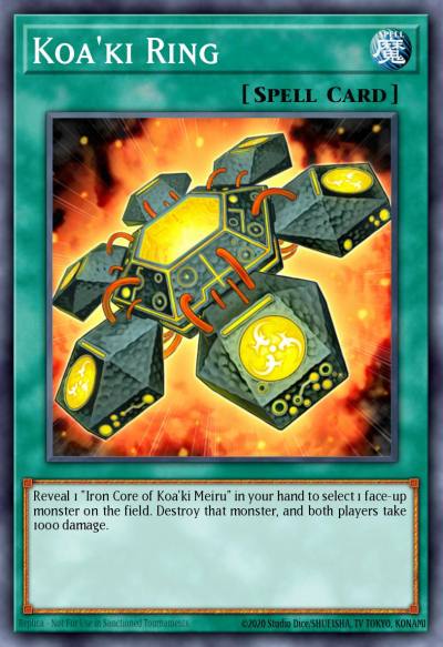 Koaki Ring Common STBL-EN056 Starstrike Blast Yugioh card